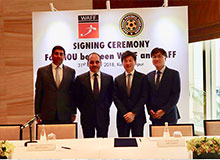 EAFF signs on partnership with WAFF